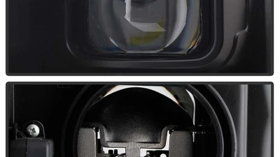 Spyder Auto Apex High-Power LED Module Headlights Black for 2019-2020 Dodge Ram Halogen                                     - PRO-YD-DR19HALAP-SEQ-BK - Image 3