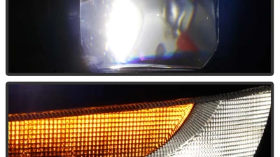 Spyder Auto Apex High-Power LED Module Headlights Black for 2019-2020 Dodge Ram Halogen                                     - PRO-YD-DR19HALAP-SEQ-BK - Image 9