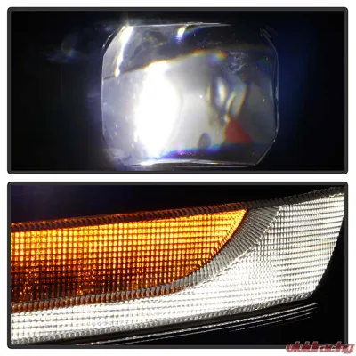 Spyder Auto Apex High-Power LED Module Headlights Black for 2019-2020 Dodge Ram Halogen - PRO-YD-DR19HALAP-SEQ-BK