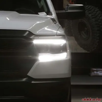 Spyder Auto Apex High-Power LED Module Headlights Black for 2019-2020 Dodge Ram Halogen - PRO-YD-DR19HALAP-SEQ-BK