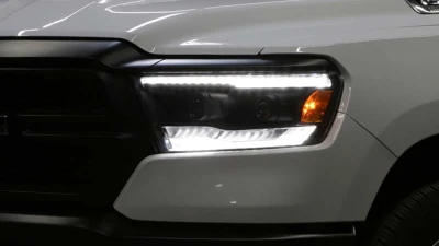 Spyder Auto Apex High-Power LED Module Headlights Black for 2019-2020 Dodge Ram Halogen                                     - PRO-YD-DR19HALAP-SEQ-BK - Image 13