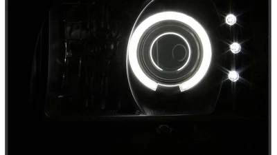 Spyder Auto 1-Piece CCFL LED Black Projector Headlights for Dodge Ram 1500 2500 3500 1994-2001                                     - PRO-YD-DR94-CCFL-BK - Image 9