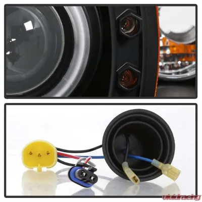 Spyder Auto 1-Piece CCFL LED Black Projector Headlights for Dodge Ram 1500 2500 3500 1994-2001 - PRO-YD-DR94-CCFL-BK