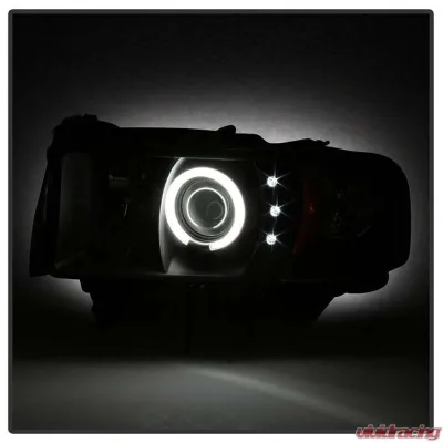 Spyder Auto 1-Piece CCFL LED Black Projector Headlights for Dodge Ram 1500 2500 3500 1994-2001 - PRO-YD-DR94-CCFL-BK