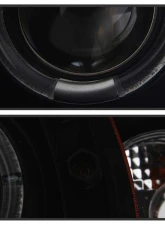 Spyder Auto Black Smoke LED Halo Projector Headlights for Dodge Ram 2500 | 3500 1999-2002                                     - PRO-YD-DR94-HL-AM-BSM - Image 3