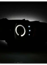 Spyder Auto Black Smoke LED Halo Projector Headlights for Dodge Ram 2500 | 3500 1999-2002                                     - PRO-YD-DR94-HL-AM-BSM - Image 6