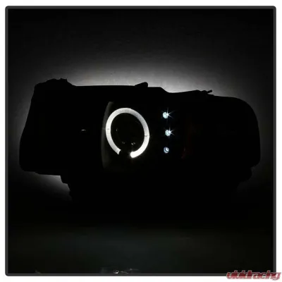 Spyder Auto Black Smoke LED Halo Projector Headlights for Dodge Ram 2500 | 3500 1999-2002 - PRO-YD-DR94-HL-AM-BSM