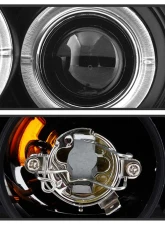 Spyder Auto Black DRL Projector Headlights for 2008-2012 Ford Escape Halogen                                     - PRO-YD-FES08-DRL-BK - Image 3