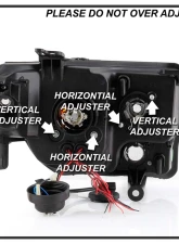 Spyder Auto Black DRL Projector Headlights for 2008-2012 Ford Escape Halogen                                     - PRO-YD-FES08-DRL-BK - Image 5