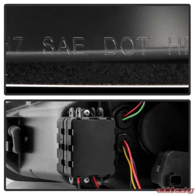 Spyder Auto Signature Projector Headlights Sequential Turn Signal Light Bar Black Ford Focus 2015-2018 - PRO-YD-FF15-LBSEQ-BK