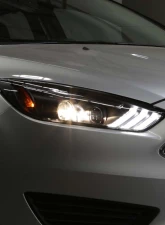 Spyder Auto Signature Projector Headlights Sequential Turn Signal Light Bar Black Ford Focus 2015-2018                                     - PRO-YD-FF15-LBSEQ-BK - Image 10