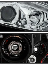 Spyder Auto Signature Projector Headlights with Sequential Turn Signal Light Bar Chrome for Ford Focus 2015-2018                                     - PRO-YD-FF15-LBSEQ-C - Image 3