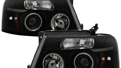 Spyder Auto Black Smoke CCFL Halo Projector Headlights for Ford F-150 2004-2008                                     - PRO-YD-FF15004-CCFL-G2-BSM - Image 11