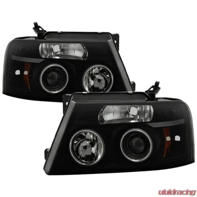 Spyder Auto Black Smoke CCFL Halo Projector Headlights for Ford F-150 2004-2008 - PRO-YD-FF15004-CCFL-G2-BSM
