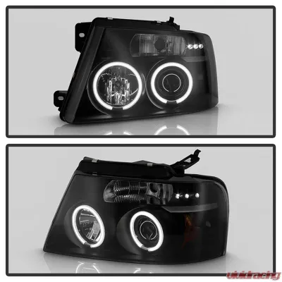Spyder Auto Black Smoke CCFL Halo Projector Headlights for Ford F-150 2004-2008 - PRO-YD-FF15004-CCFL-G2-BSM