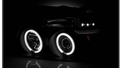 Spyder Auto Black Smoke CCFL Halo Projector Headlights for Ford F-150 2004-2008                                     - PRO-YD-FF15004-CCFL-G2-BSM - Image 8