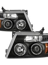 Spyder Auto Version 2 Halo LED Black Projector HeadLights Ford F-150 2004-2008                                     - PRO-YD-FF15004-HL-G2-BK - Image 10