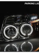 Spyder Auto Smoke LED Halo Version 2 Projector Headlights for Ford F-150 2004-2008                                     - PRO-YD-FF15004-HL-G2-SM - Image 10