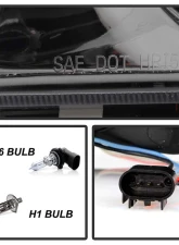 Spyder Auto Smoke LED Halo Version 2 Projector Headlights for Ford F-150 2004-2008                                     - PRO-YD-FF15004-HL-G2-SM - Image 6