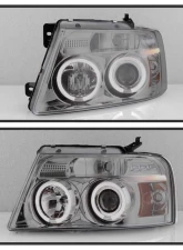 Spyder Auto Smoke LED Halo Version 2 Projector Headlights for Ford F-150 2004-2008                                     - PRO-YD-FF15004-HL-G2-SM - Image 7