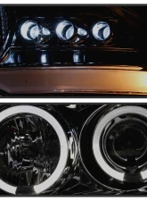 Spyder Auto Smoke LED Halo Version 2 Projector Headlights for Ford F-150 2004-2008                                     - PRO-YD-FF15004-HL-G2-SM - Image 9