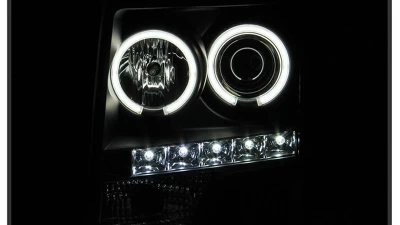 Spyder Auto CCFL LED Black Projector Headlights for Ford F-150 2009-2010                                     - PRO-YD-FF15009-CCFL-BK - Image 10