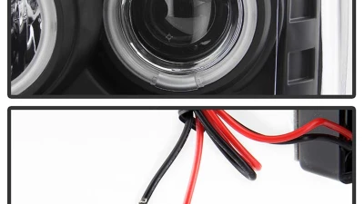 Spyder Auto CCFL LED Black Projector Headlights for Ford F-150 2009-2010                                     - PRO-YD-FF15009-CCFL-BK - Image 3