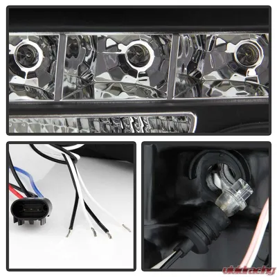 Spyder Auto CCFL LED Black Projector Headlights for Ford F-150 2009-2010 - PRO-YD-FF15009-CCFL-BK