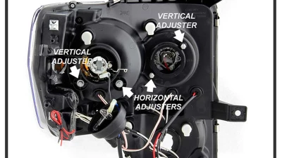 Spyder Auto CCFL LED Black Projector Headlights for Ford F-150 2009-2010                                     - PRO-YD-FF15009-CCFL-BK - Image 5