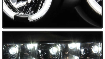 Spyder Auto CCFL LED Black Projector Headlights for Ford F-150 2009-2010                                     - PRO-YD-FF15009-CCFL-BK - Image 8