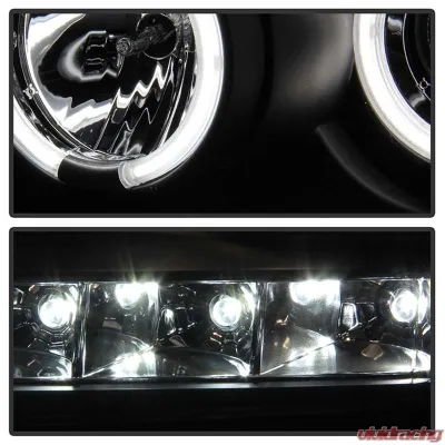 Spyder Auto CCFL LED Black Projector Headlights for Ford F-150 2009-2010 - PRO-YD-FF15009-CCFL-BK