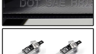 Spyder Auto Smoke LED Halo Projector Headlights for Ford F-150 2009-2014 Halogen                                     - PRO-YD-FF15009-HL-SM - Image 6