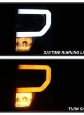 Spyder Auto Signature Projector Headlights Halogen Switch Back Turn Signal Ford F150 2009-2014                                     - PRO-YD-FF15009-SBLB-BK - Image 9