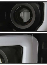 Spyder Auto Signature Projector Headlights Halogen Switch Back Turn Signal Ford F150 2009-2014                                     - PRO-YD-FF15009-SBLB-BK - Image 3