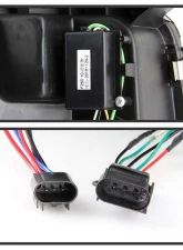 Spyder Auto Signature Projector Headlights Halogen Switch Back Turn Signal Ford F150 2009-2014                                     - PRO-YD-FF15009-SBLB-BK - Image 4