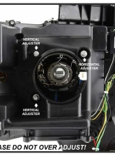 Spyder Auto Signature Projector Headlights Halogen Switch Back Turn Signal Ford F150 2009-2014                                     - PRO-YD-FF15009-SBLB-BK - Image 5