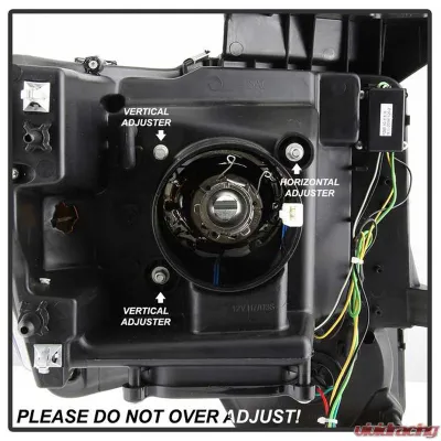 Spyder Auto Signature Projector Headlights Halogen Switch Back Turn Signal Ford F150 2009-2014 - PRO-YD-FF15009-SBLB-BK