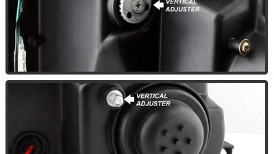 Spyder Auto Signature Projector Headlights Light Bar DRL LED Black Ford F150 2015-2017                                     - PRO-YD-FF15015-LBDRL-BK - Image 5