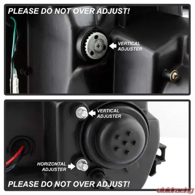 Spyder Auto Signature Projector Headlights Light Bar DRL LED Black Ford F150 2015-2017 - PRO-YD-FF15015-LBDRL-BK