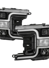 Spyder Auto Signature Projector Halogen Headlights Black for Ford F150 2018-2019                                     - PRO-YD-FF15018-LB-BK - Image 9