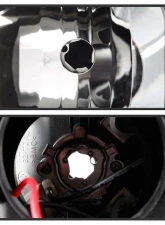 Spyder Auto Signature Projector Halogen Headlights Black for Ford F150 2018-2019                                     - PRO-YD-FF15018-LB-BK - Image 4