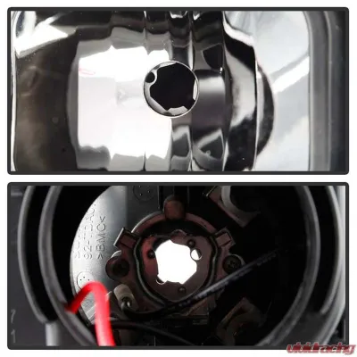 Spyder Auto Signature Projector Halogen Headlights Black for Ford F150 2018-2019 - PRO-YD-FF15018-LB-BK