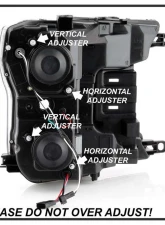 Spyder Auto Signature Projector Halogen Headlights Black for Ford F150 2018-2019                                     - PRO-YD-FF15018-LB-BK - Image 6