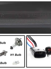 Spyder Auto Signature Projector Halogen Headlights Black for Ford F150 2018-2019                                     - PRO-YD-FF15018-LB-BK - Image 7