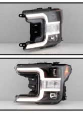 Spyder Auto Signature Projector Halogen Headlights Black for Ford F150 2018-2019                                     - PRO-YD-FF15018-LB-BK - Image 8