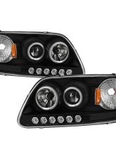 Spyder Auto 1-Piece CCFL LED Black Projector Headlights for Ford F-150 1997-2003, Expedition 1997-2002                                     - PRO-YD-FF15097-1P-CCFL-BK - Image 9