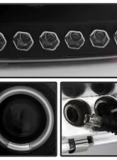 Spyder Auto 1-Piece CCFL LED Black Projector Headlights for Ford F-150 1997-2003, Expedition 1997-2002                                     - PRO-YD-FF15097-1P-CCFL-BK - Image 3