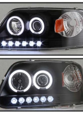 Spyder Auto 1-Piece CCFL LED Black Projector Headlights for Ford F-150 1997-2003, Expedition 1997-2002                                     - PRO-YD-FF15097-1P-CCFL-BK - Image 8