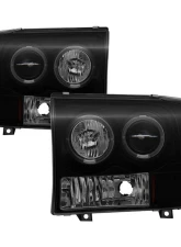 Spyder Auto Black Smoke LED Halo Projector Headlights for Ford Excursion 2000-2005                                     - PRO-YD-FF25099-1P-G2-BSM - Image 9