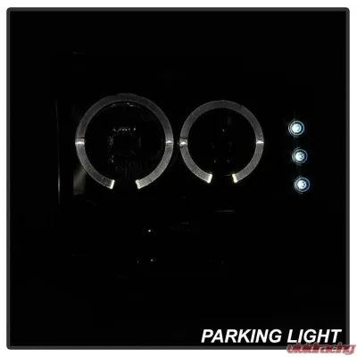 Spyder Auto Black Smoke LED Halo Projector Headlights for Ford Excursion 2000-2005 - PRO-YD-FF25099-1P-G2-BSM